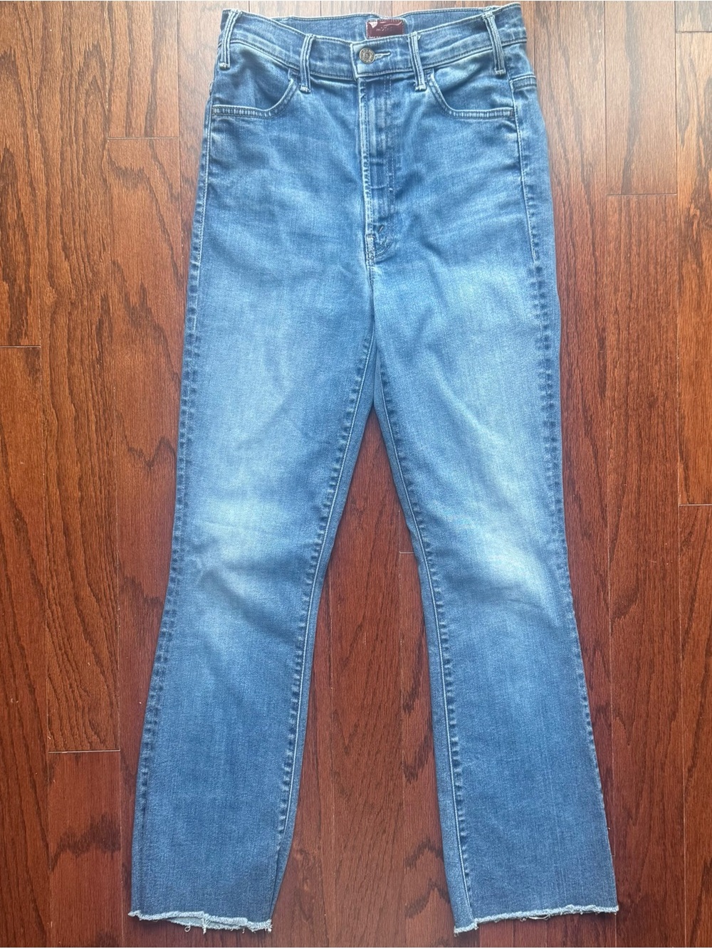 MOTHER The Hustler Ankle Fray in Night Clubbing Size 26